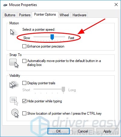 how to change logitech mouse dpi