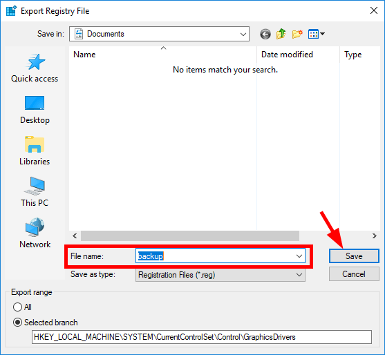 4 select the location where you want to save the backup copy then type a name in the file name box after that click save - fortnite crashes on startup