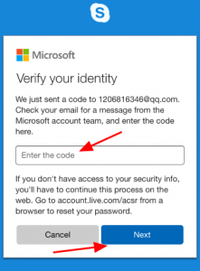 how to change skype password on android
