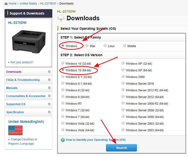 hl-2270dw driver is unavailable