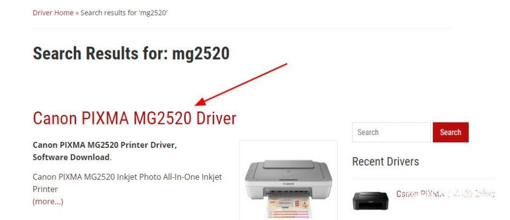 Canon MG2520 Driver Download & Update for Windows - Driver Easy