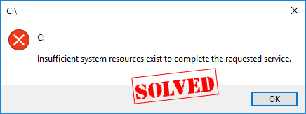 it s so frustrating to see this error message when installing or launching the application insufficient system resources exist to complete the requested - fortnite insufficient system resources