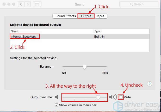 flygtninge kvælende oprindelse Mac no sound [SOLVED] - Driver Easy