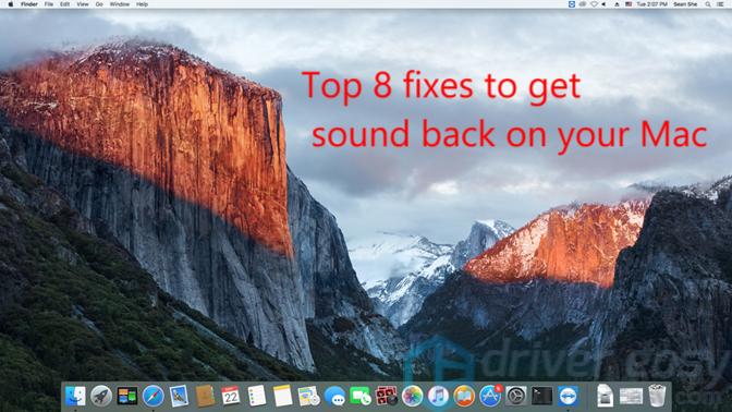 mac os 10.9.5 no audio