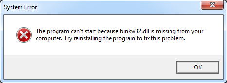 binkw32.dll windows 10