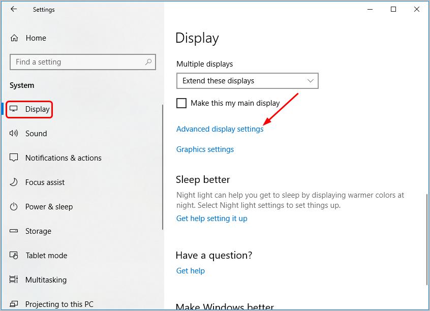 windows monitor 2 is other way around