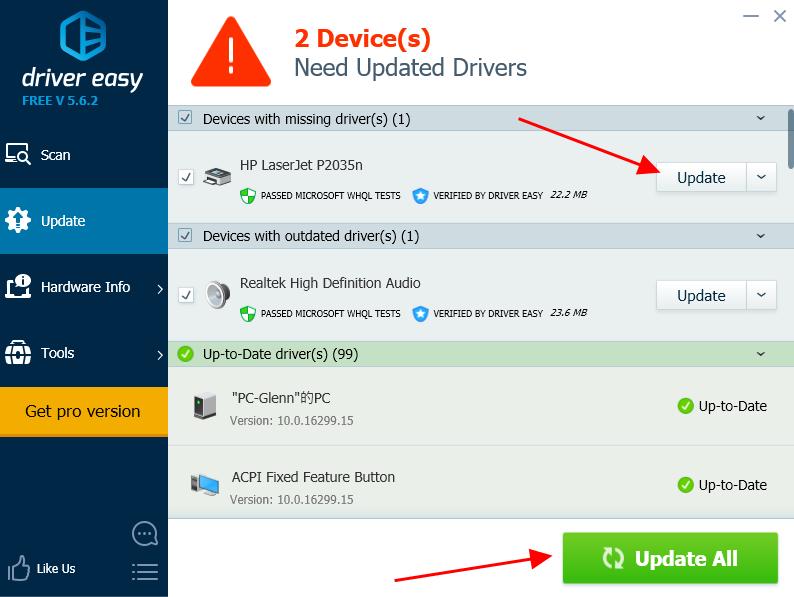 Hp Laserjet P2035 Driver Issues In Windows Solved Driver Easy