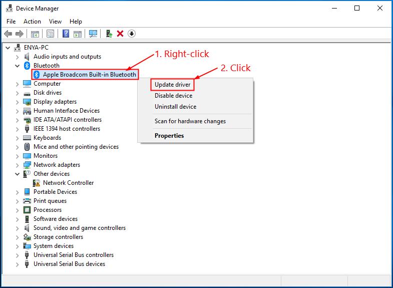 instal wireless bluetooth driver for windows 10