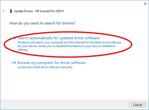 Update Hp Scanner Driver