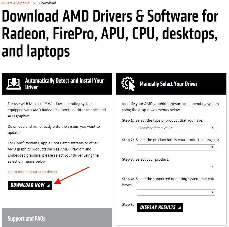 amd apu drivers windows 8.1