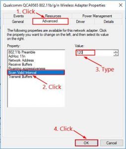 Scan valid interval wifi что это