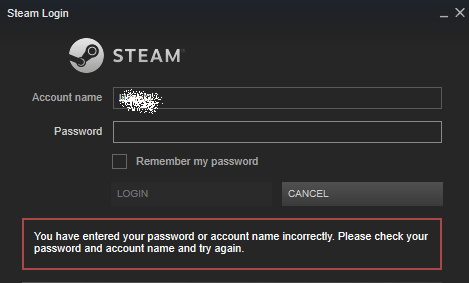 steam verifying login information 2019