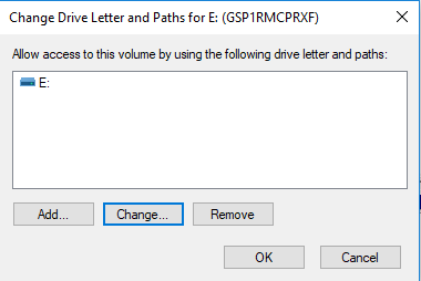 no drive letter assigned to external hard drive