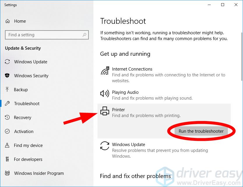 Canon Printer Not Responding - Driver Easy