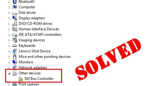 fixing sm bus controller windows 8.1