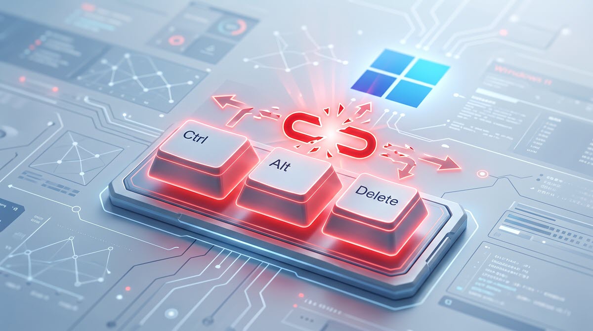 ctrl alt del not working on windows