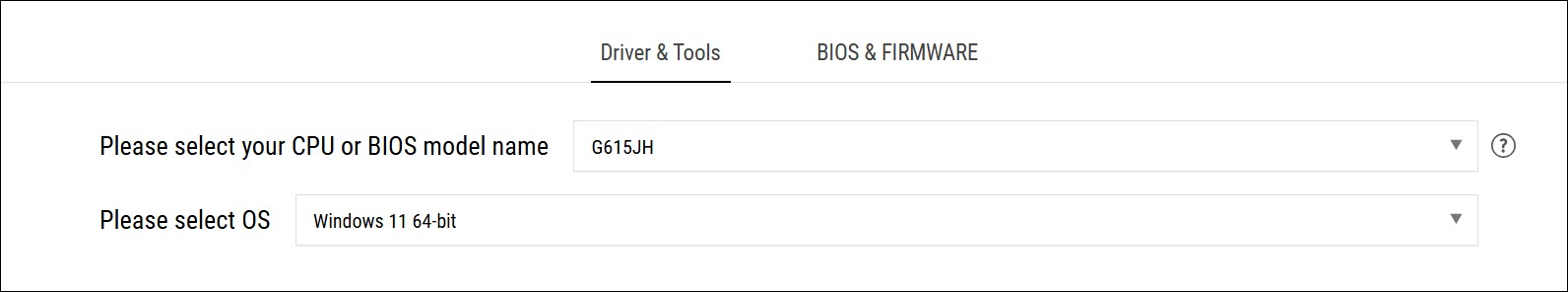 download driver from asus website