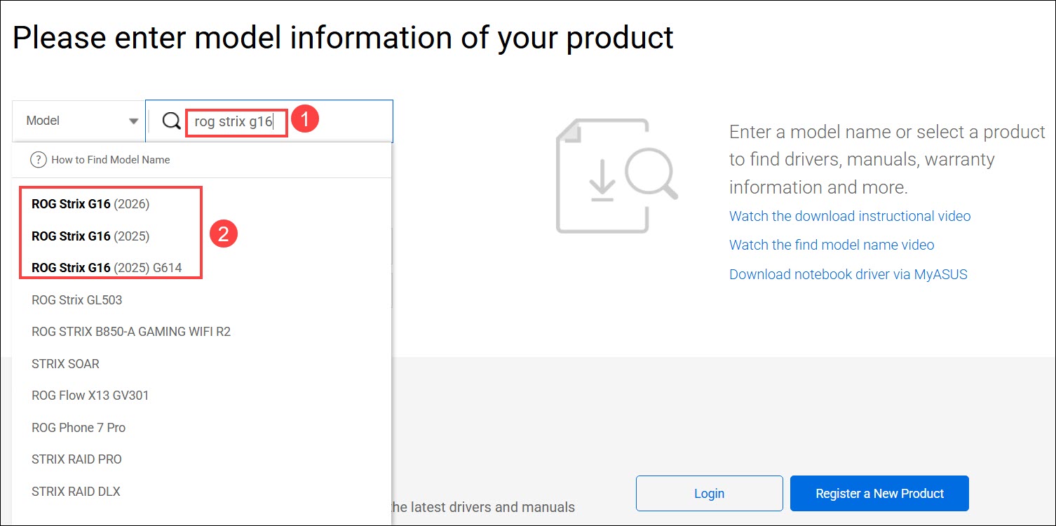 download driver from asus website