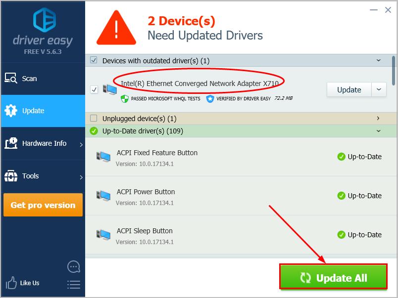 intel 82579lm gigabit network connection windows 10