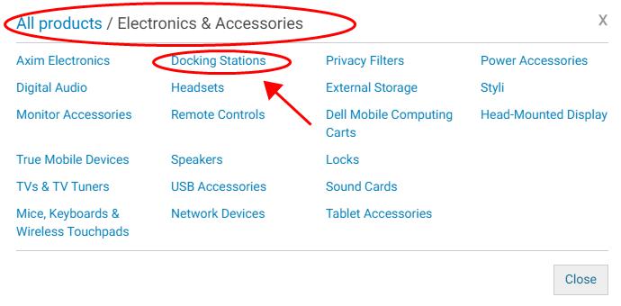 dell docking station compatibility chart