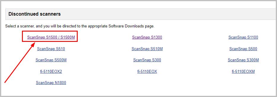 scansnap driver update