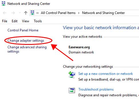 advanced networking service stopped working and was closed
