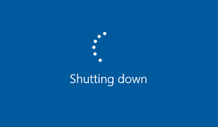 laptop shuts down when closed