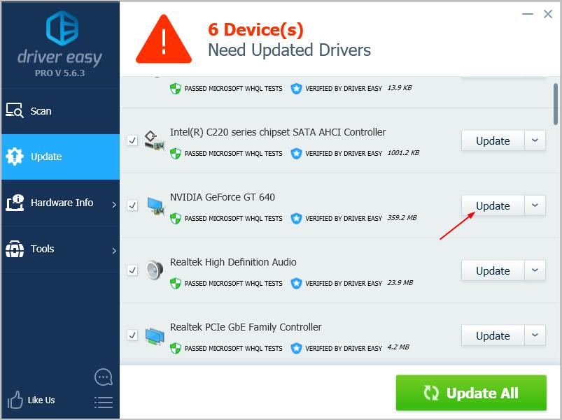 hp graphics driver update