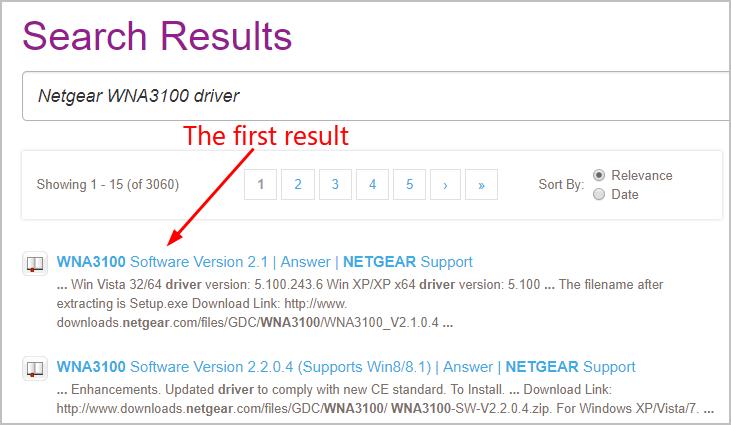 drivers for netgear wireless adapter wna3100