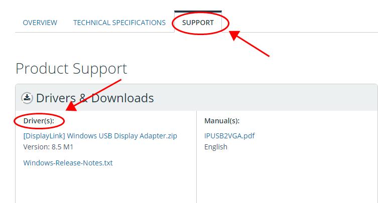 startech usb2106s driver download