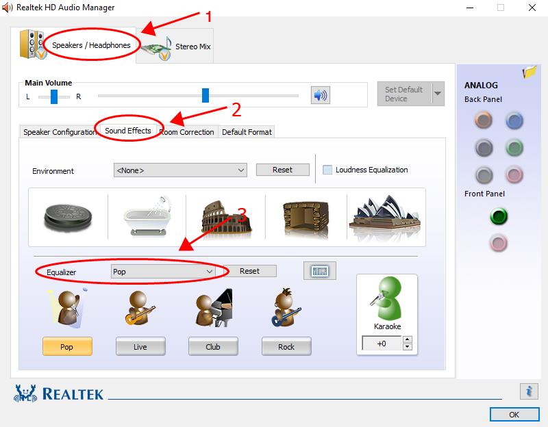 idt audio windows 10 equalizer