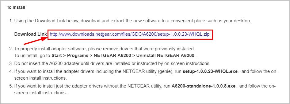 netgear a6200 wifi adapter driver windows 10