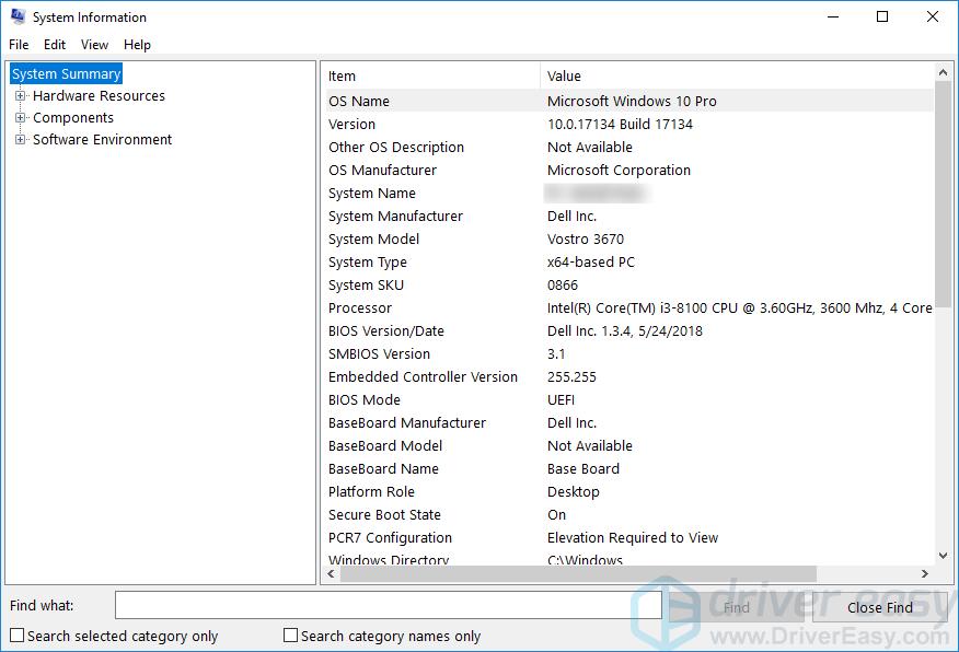 How To Find Computer Specs Windows 10 Easily Driver Easy 