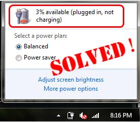 plugged in not charging bios t launcher