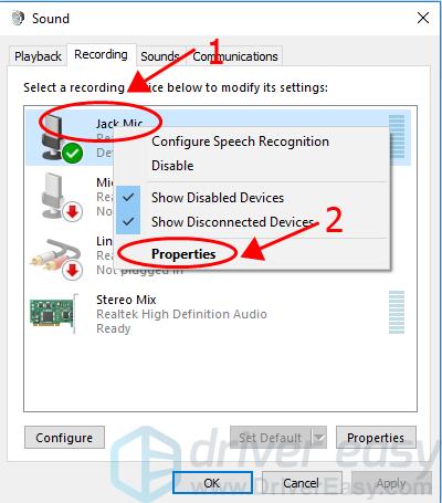 logitech g230 microphone detected but cant heart