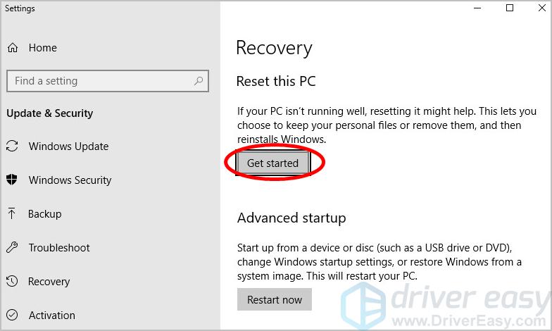 How To Factory Reset An Hp Laptop Step By Step Driver Easy