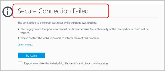 firefox connection is not secure bypass