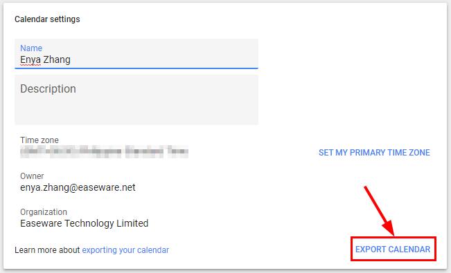 import vcs to google calendar