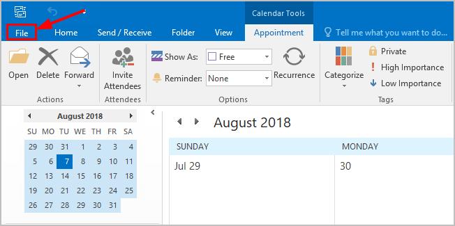 how to import ical to outlook web app