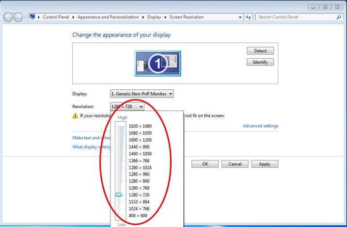 hp 2309m turns on and then screen goes blank , fix?