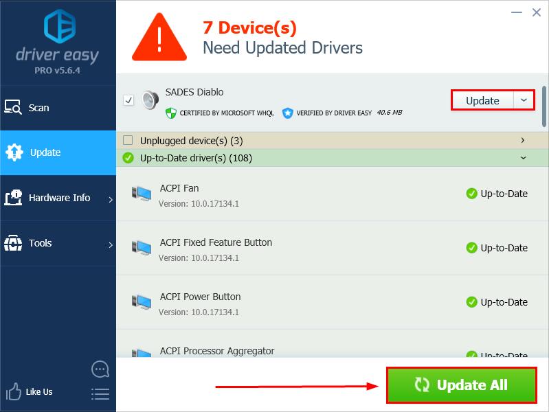 sades 7.1 headset drivers