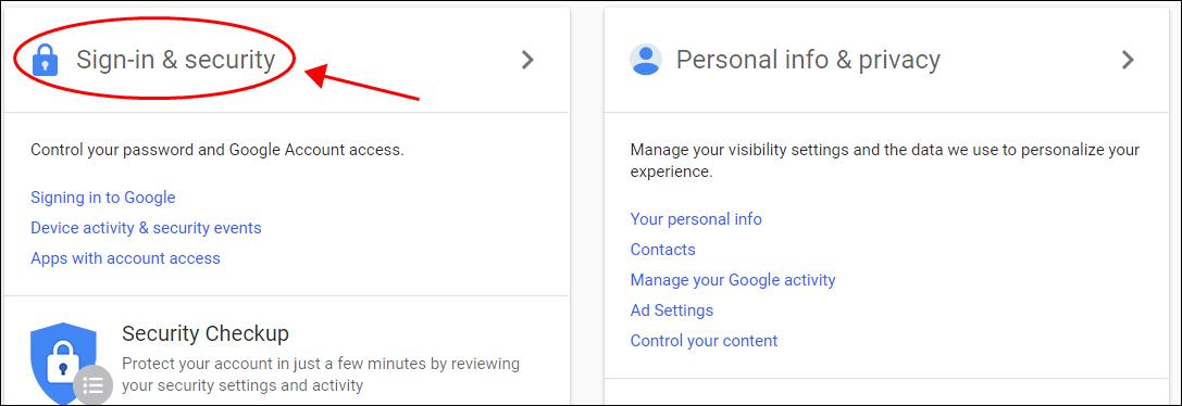 change google passwords