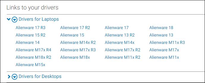 Alienware m11x windows 10 drivers