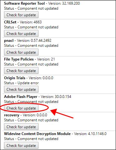 component not updated chrome for mac pepper flash