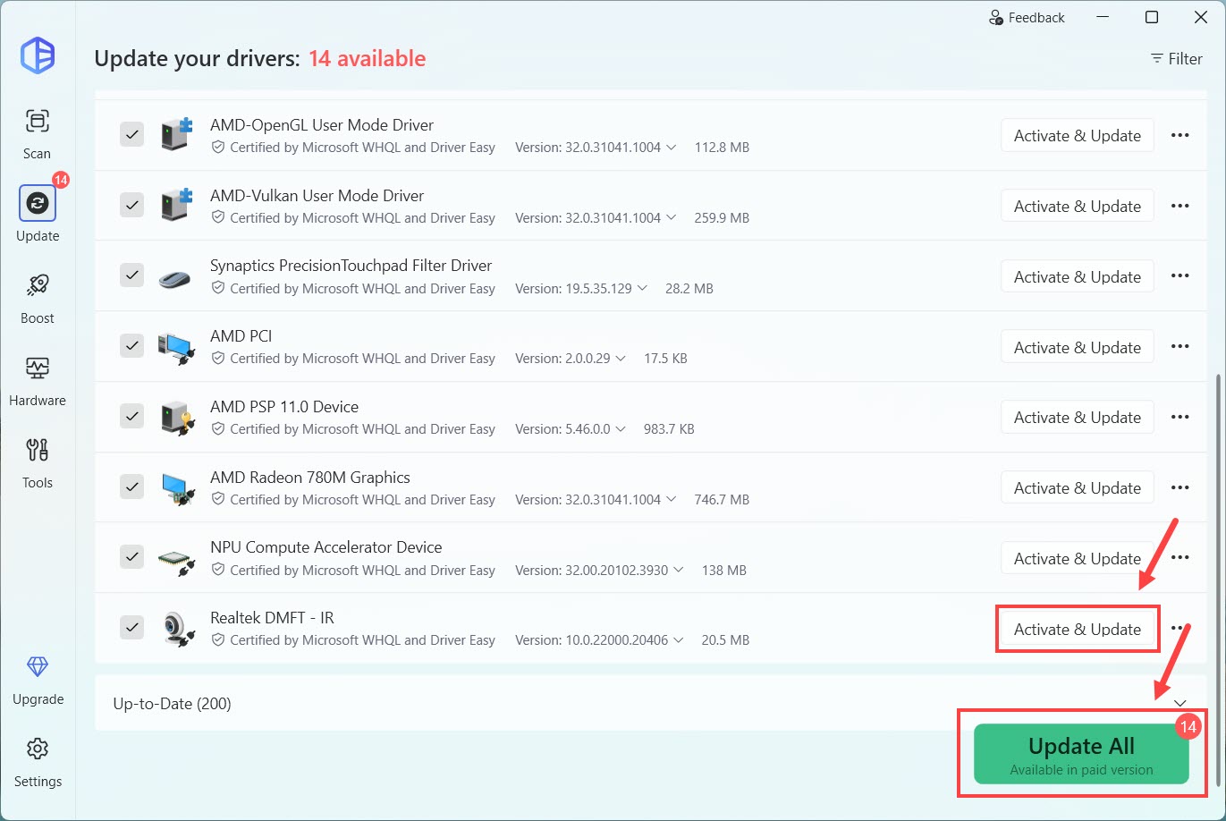 update camera driver automatically driver easy