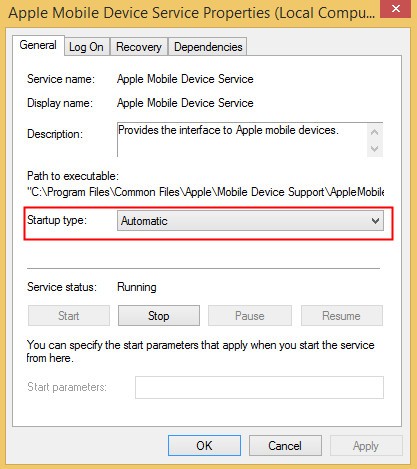 installer apple mobile device