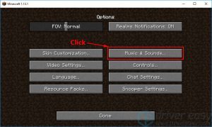 [SOLVED] Minecraft no sound on PC - Driver Easy