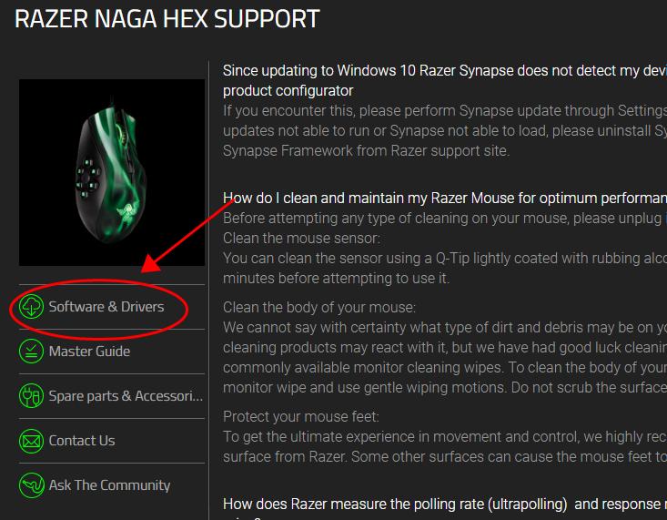 razer naga software download windows 8