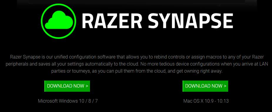 naga razer mouse driver update windows 7