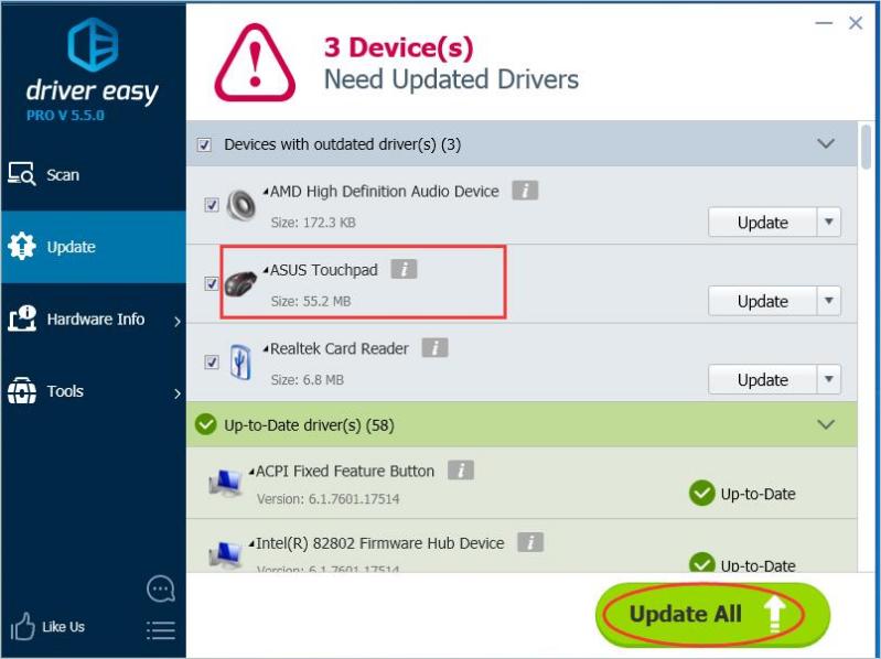 asus driver download tool windows 10